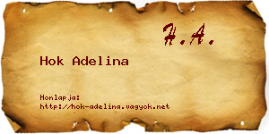 Hok Adelina névjegykártya